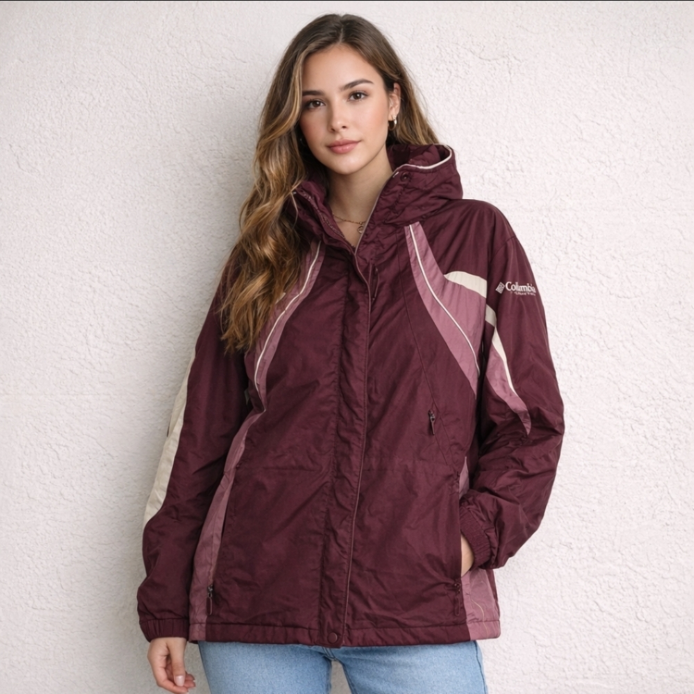 Columbia vertex interchange hooded jacket size medium